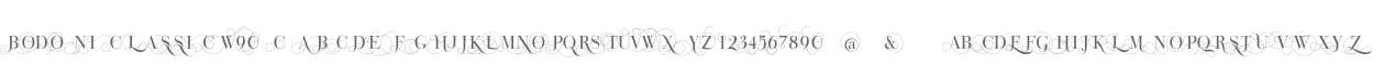 Bodoni Classic W90 C