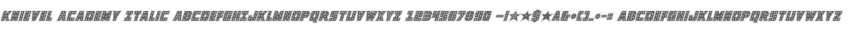 Knievel Academy Italic