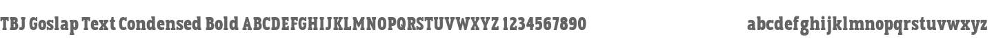 TBJ Goslap Cond Text