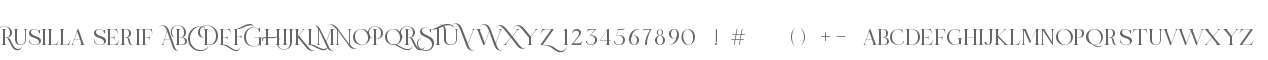 Rusilla serif