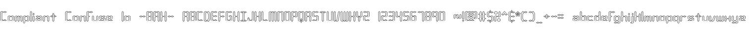 Compliant Confuse 1o -BRK-