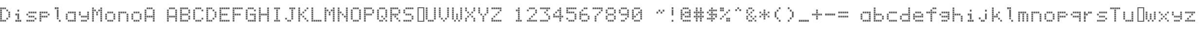 DisplayMonoA