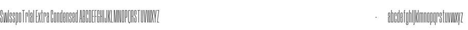 SwisspoTrial Extra Condensed