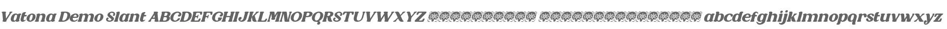Vatona Demo Slant