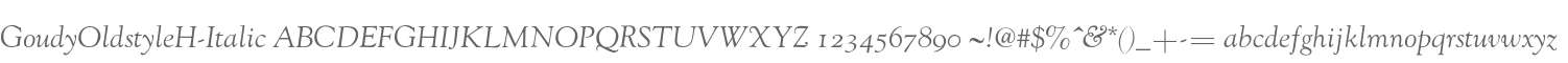 GoudyOldstyleH-Italic