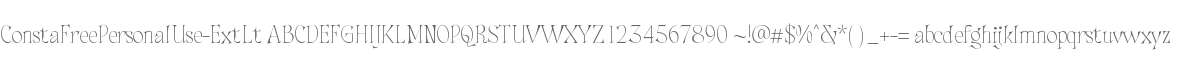 Consta - Free Personal Use XLt