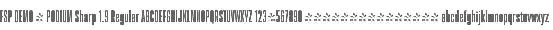 FSP DEMO - PODIUM Sharp 1.9