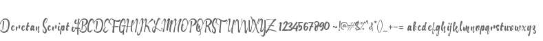Deretan Script