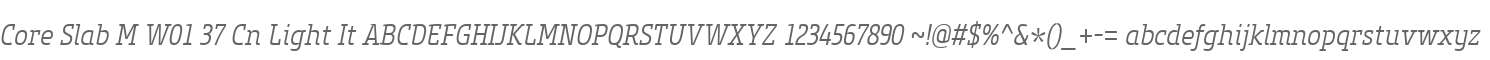 Core Slab M W01 37 Cn Light It