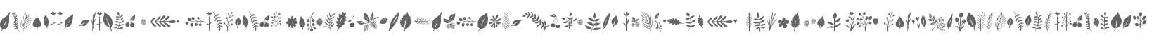 Mulberry Script W95 Ornaments