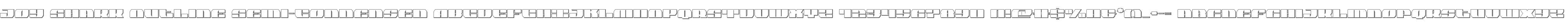 Joy Shark Outline Semi-Condensed