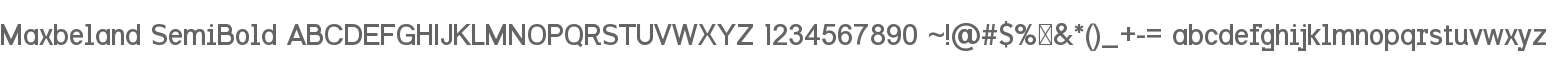 Maxbeland SemBd