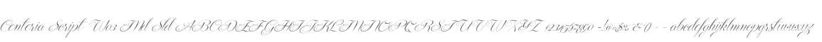 Centeria Script W03 Md Sld