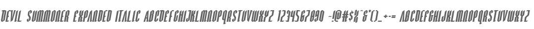 Devil Summoner Expanded Italic