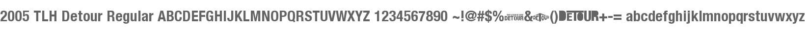 2005 TLH Detour