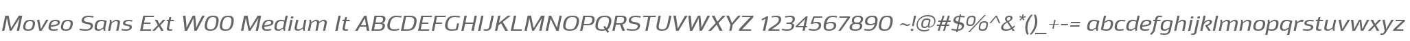 Moveo Sans Ext W00 Medium It