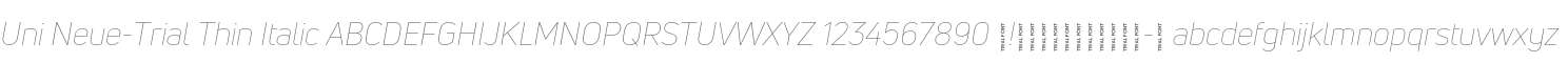 Uni Neue-Trial Thin