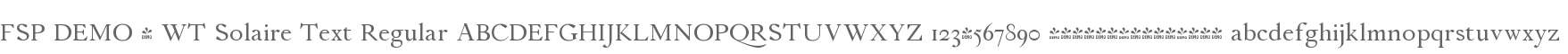 FSP DEMO - WT Solaire Text