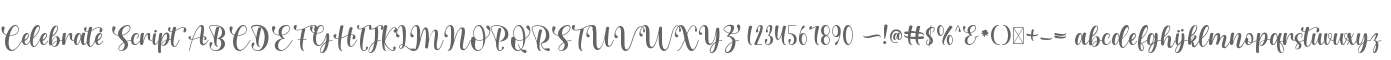 Celebrate Script