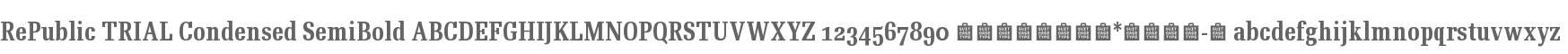 RePublic TRIAL Cond SemiBold