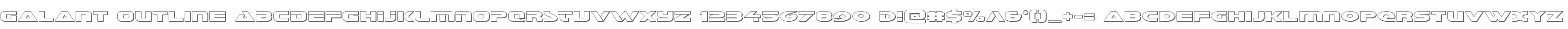 Galant Outline