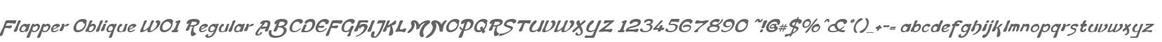 Flapper Oblique W01 Regular