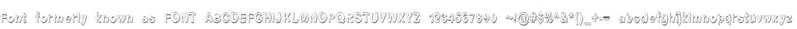 Font formerly known as FONT