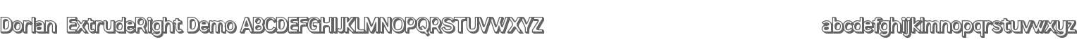 Dorlan Extrude Right Demo