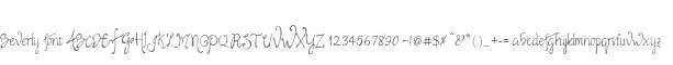 Beverly font