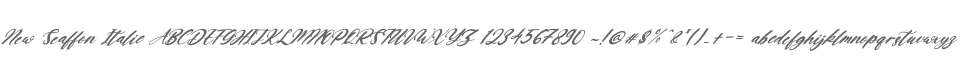 New Seaffon Italic