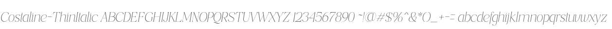 Costaline Thin Ita