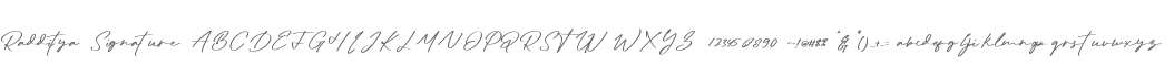 Radditya Signature