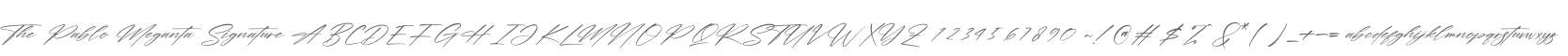 The Pablo Meganta Signature