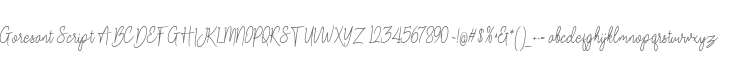 Goresant Script