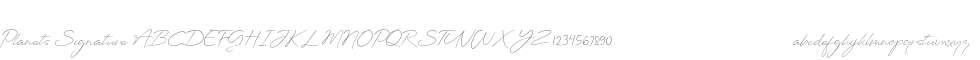 Planets Signature