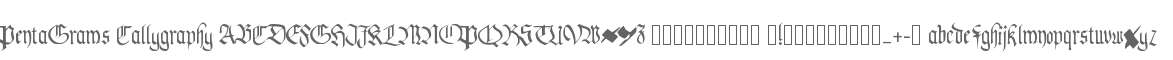 PentaGrams Callygraphy