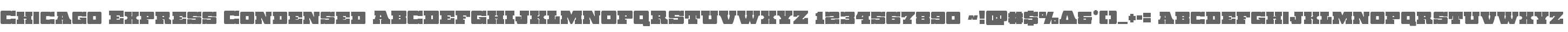 Chicago Express Condensed
