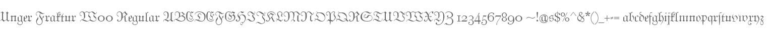 Unger Fraktur W00 Regular