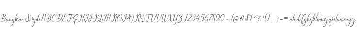 Bunglone Script