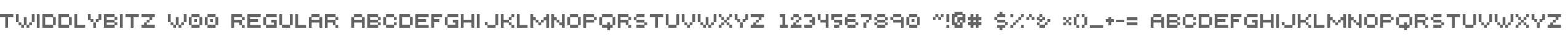 Twiddlybitz W00 Regular