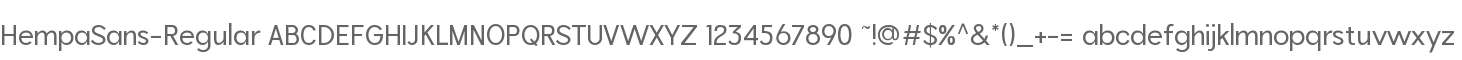 Hempa Sans