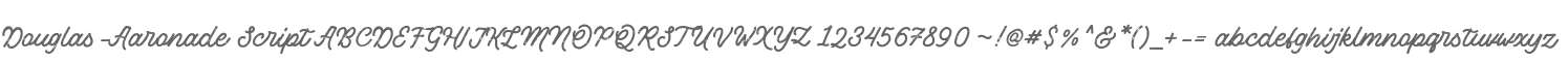 Douglas-Aaronade Script