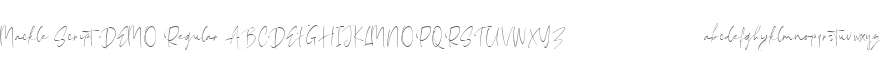 Mackle Script DEMO Regular
