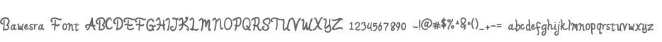 Bawesra Font