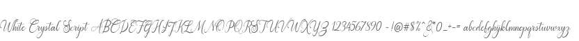 White Crystal Script