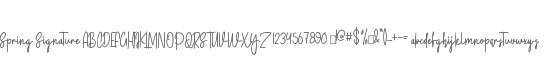 Spring Signature