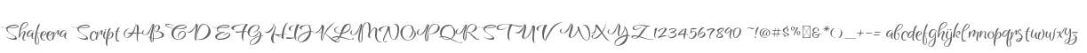 Shafeera Script
