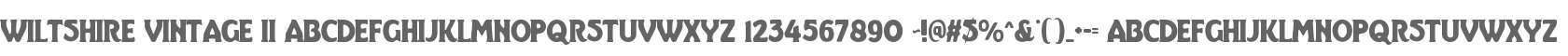 Wiltshire Vintage II