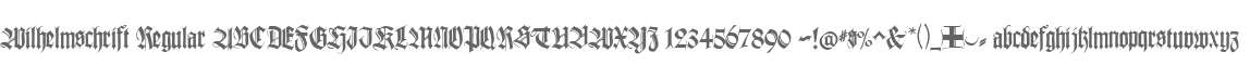 Wilhelmschrift Regular