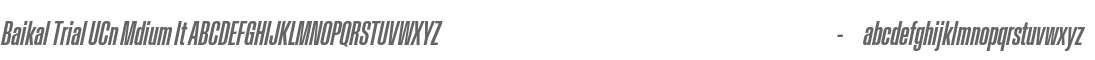Baikal Trial Ultra Condensed Medium